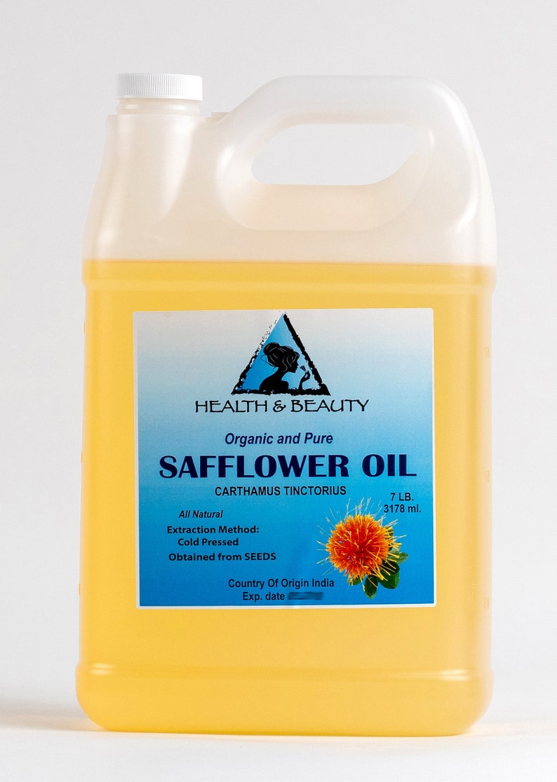 7 Lb 1 Gal SAFFLOWER OIL ORGANIC Carrier Cold Pressed High Etsy
