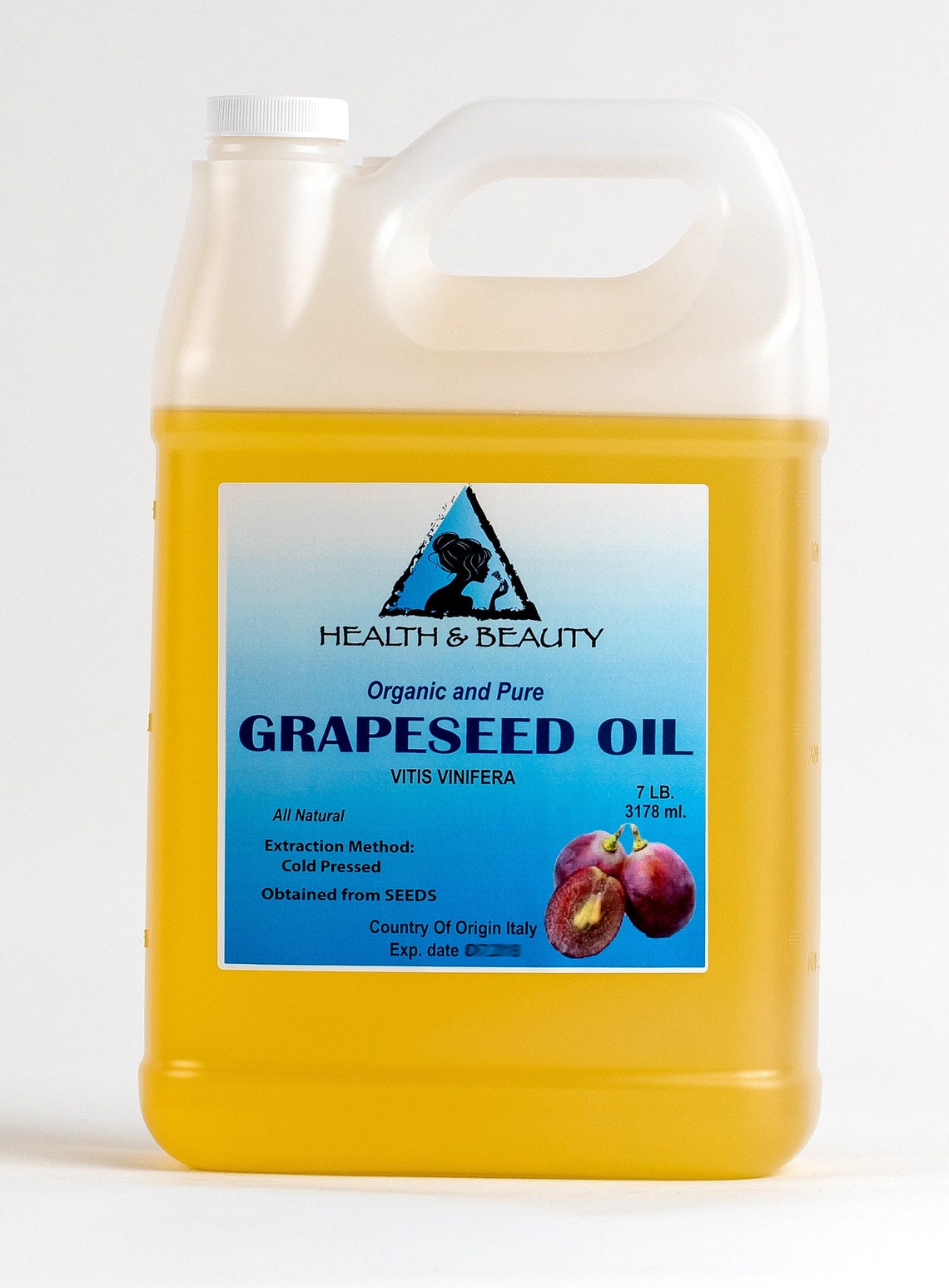 7 Lb 1 gal GRAPESEED OIL ORGANIC Carrier Cold Pressed 100 Etsy