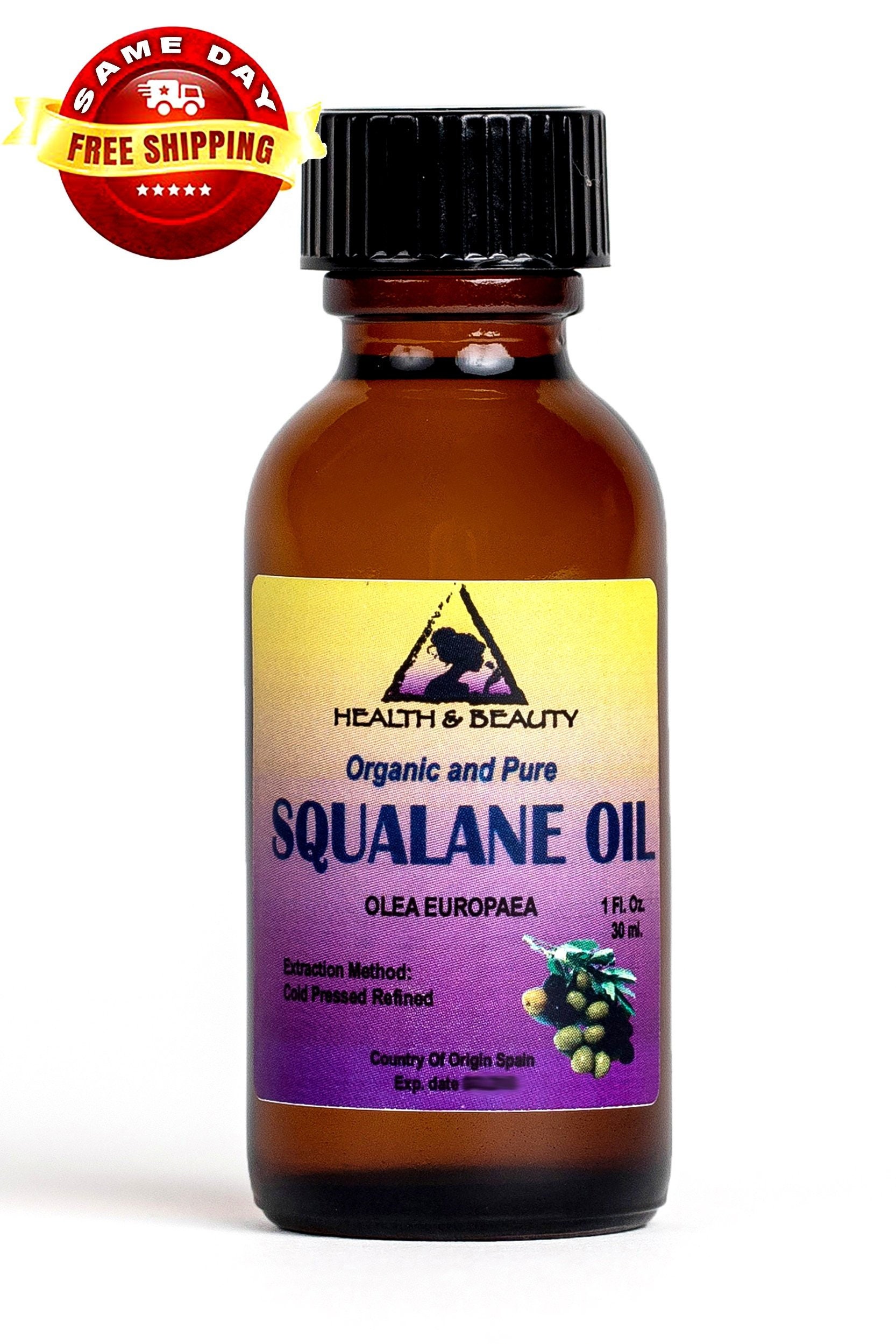 1 Oz SQUALANE OIL ORGANIC Olivederived Antiaging Moisturizer Etsy