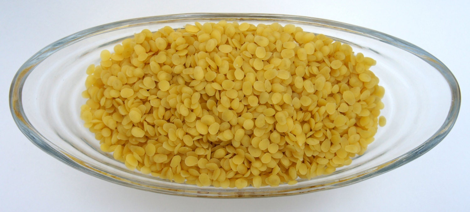 1 Lb ORGANIC YELLOW BEESWAX Pastilles Bees Bee Wax Beads Premium Prime  Grade A 100% Pure Candle Making Lip Balm Supplies Unbleached 16 Oz 