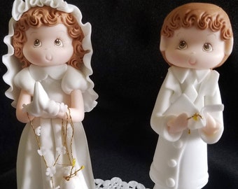 First Communion Cake Topper, Rosaries Favor, Rosary Cake Topper, Christening Cake Topper, Baptism Cake Decorations, Boy First Communion