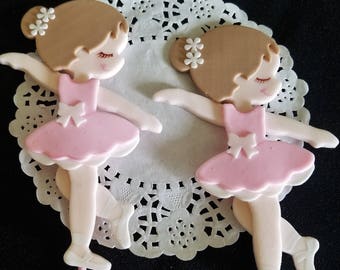 Ballerina Cake Topper, Ballerina Baby Shower, Ballet Cake Topper, Ballet Birthday Decor, Girls Baby Shower, Pink Baby Shower, Baby Ballerina