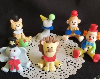 Jungle Safari Baby Animals, Jungle Animal Cake Topper, Lion Giraffe Monkey Elephant Cake Topper, Zoo Birthday Decorations, Safari Animals