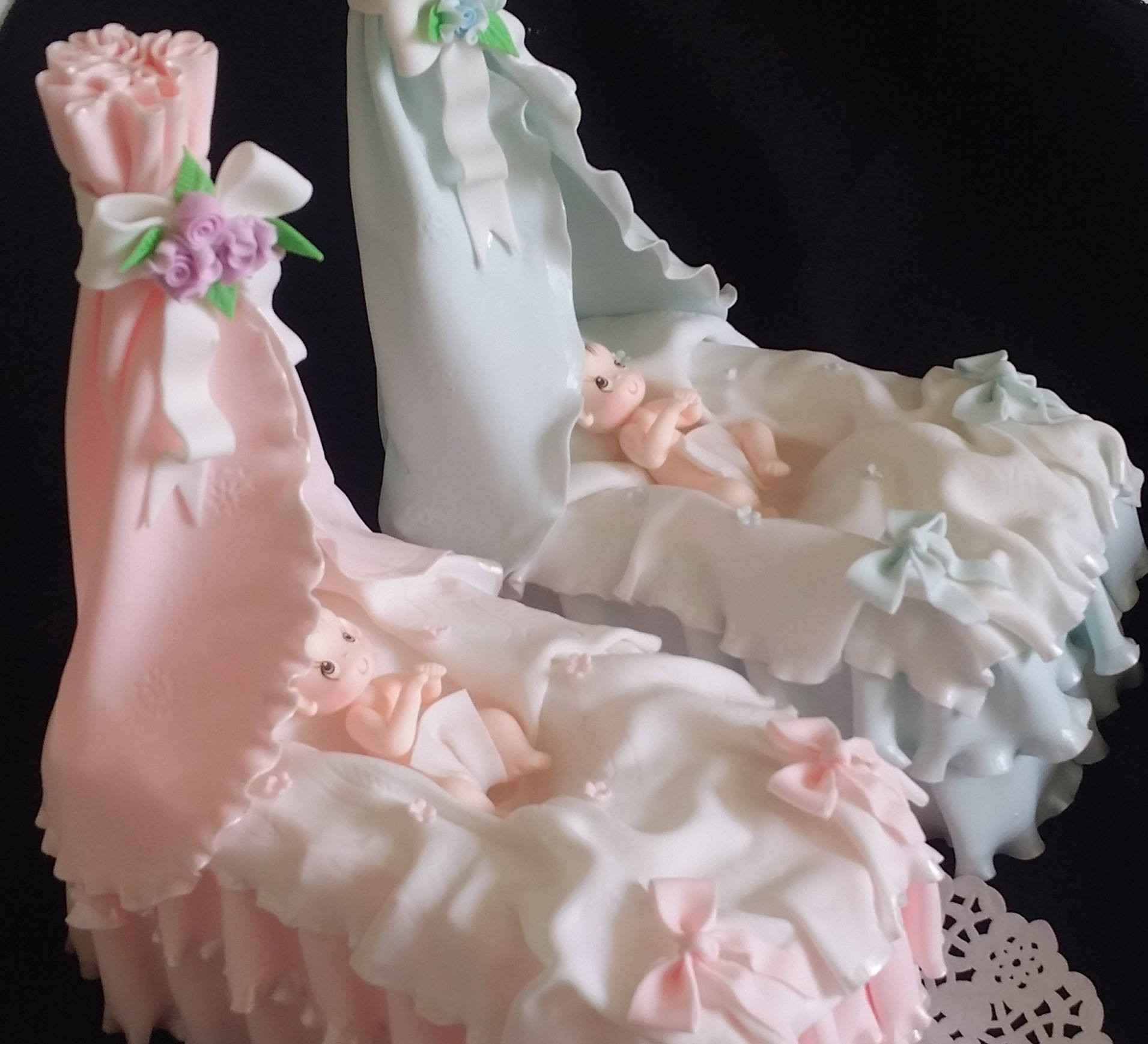Baby Cake Topper Baby Shower Cake Topper Bassinet Cake Etsy