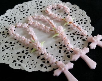 Baptism Favor, Mini Rosaries  Baptism Favor, First Communion Mini Rosaries favor, Rosaries Favors, Christening for Girls, Mini Rosaries