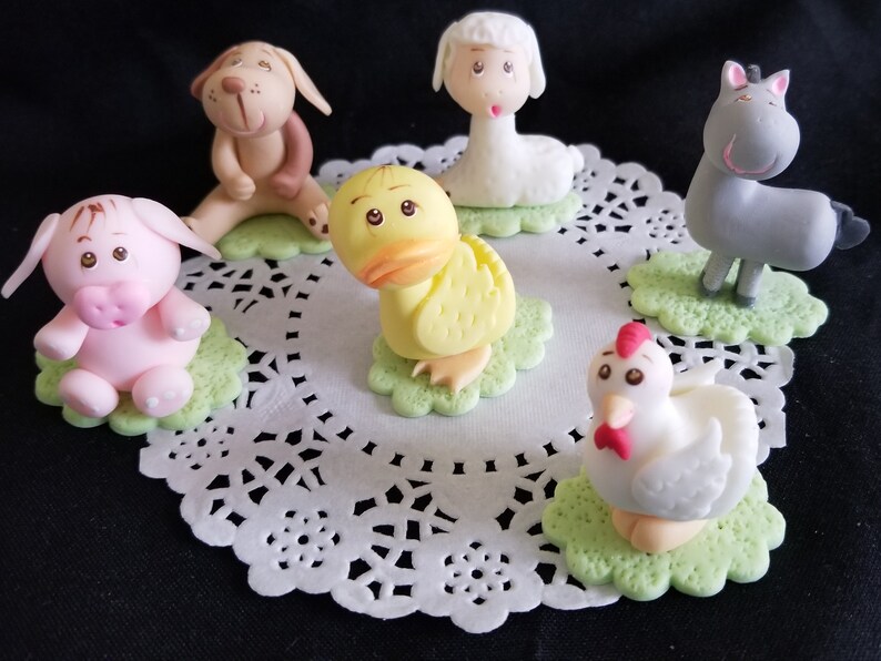 Farm Birthday Cake Topper Farm Birthday Barnyard Birthday