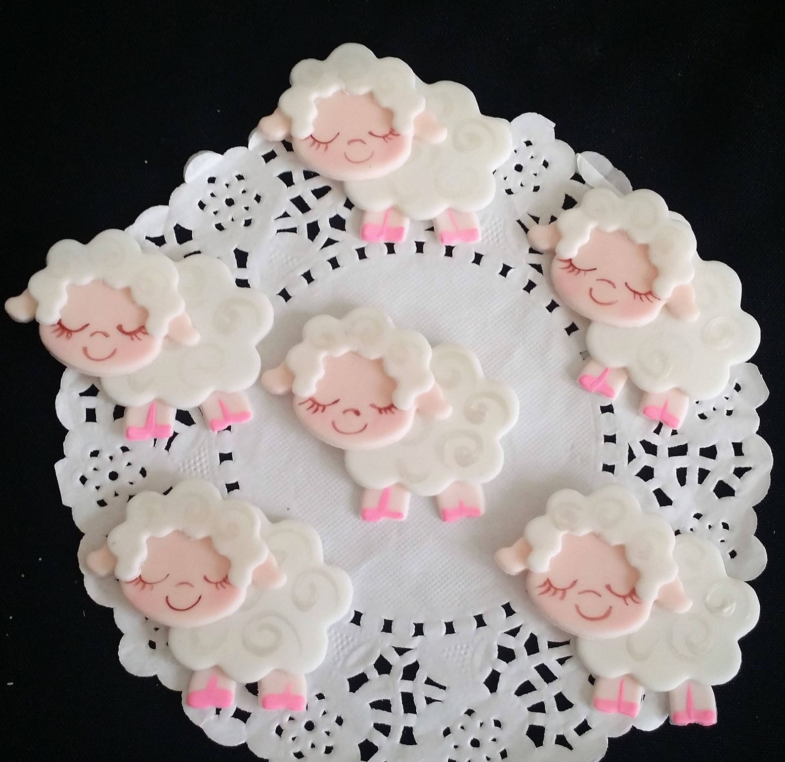 Lamb Baby Shower Lamb Cake Topper Little Lamb Baby Shower Etsy