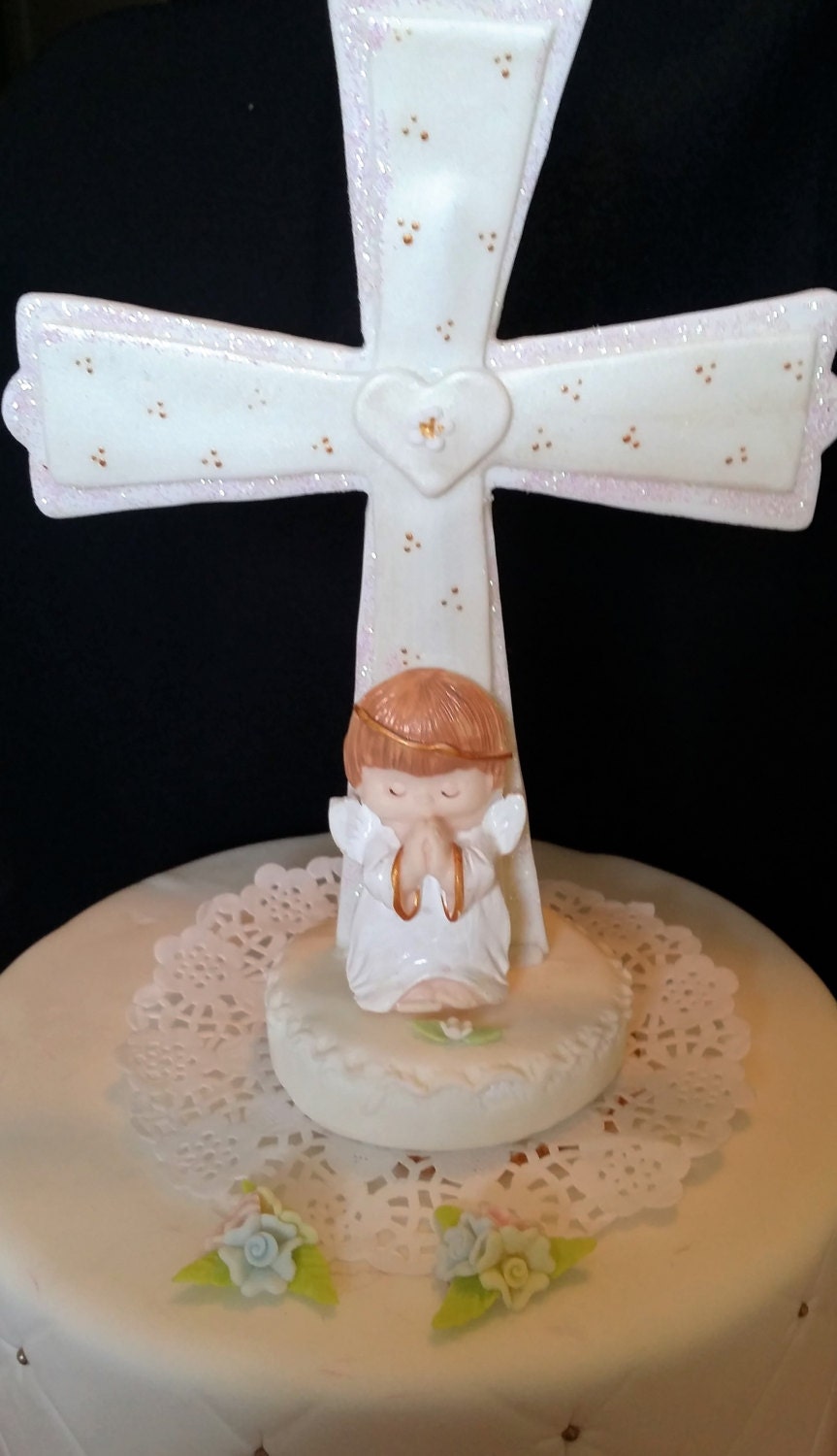 First Munion Cake Topper Baptism Cake Topper Cross Cake