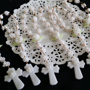 Rosary Favors, Christening Favors,  Baptism Favors For Girls, Boys Baptism , Twins Baby Girl  Favor, Baby Shower Favors, Baby Baptism favor