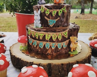 Woodland Cake Topper, Woodland Baby Shower, Woodland Baby Shower Decor, Woodland Baby Shower Decorations, Fox Cake Toppers, Forest Animals