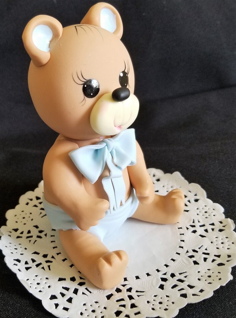 Teddy Bear Cake Topper Pink Teddy Bear Teddy Bear Birthday Etsy