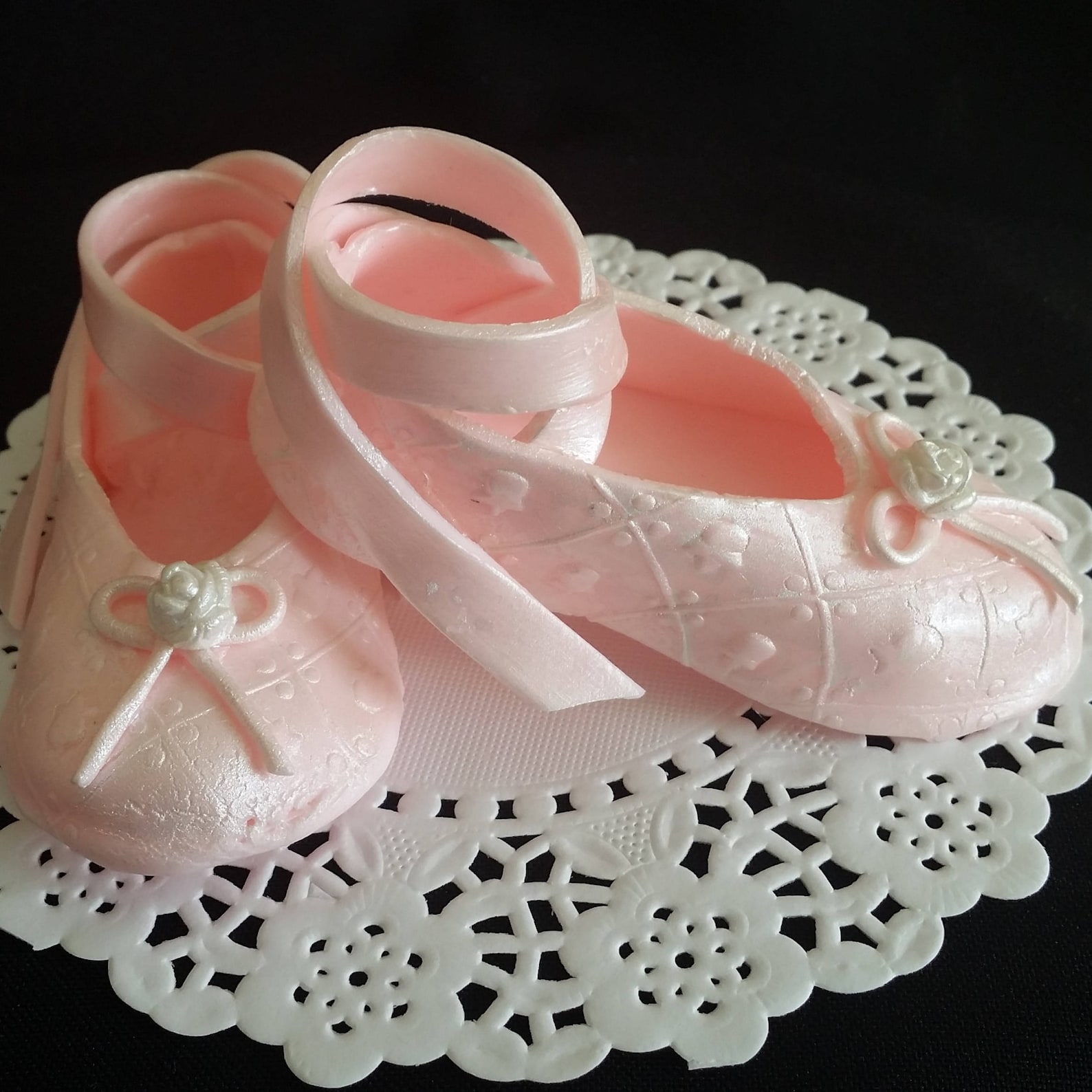 ballerina cake topper, ballet cake topper, pink ballet shoes, dance party, pink ballerina, first birthday, birthday girl cake to