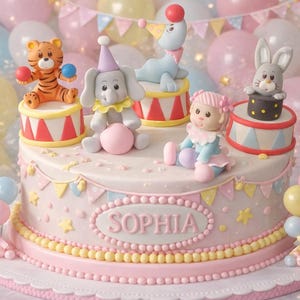Circus Themed Party, Circus Cake Topper, Girl Circus Party, Ringmaster Decoration, Carnival Cake Topper, Circus Themed Birthday, Girl Circus