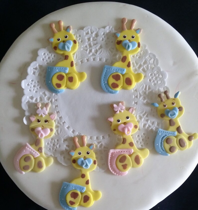 Giraffe Baby Shower Pink Giraffe Blue Giraffe Twins Baby Etsy