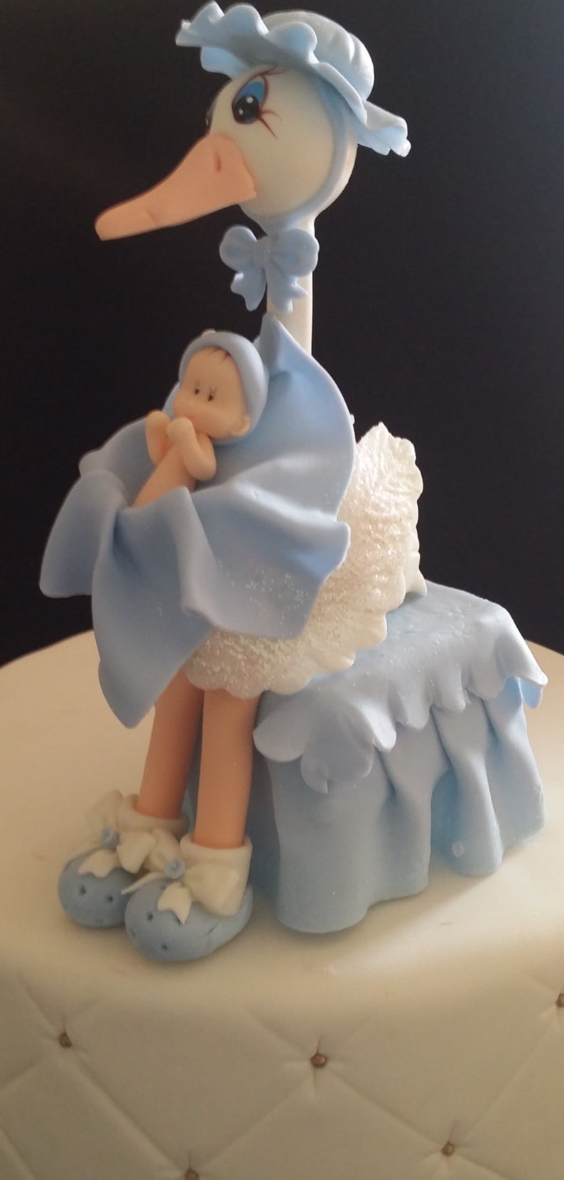 Baby Shower Cake Stork Decorations Baby Shower Stork Stork Etsy
