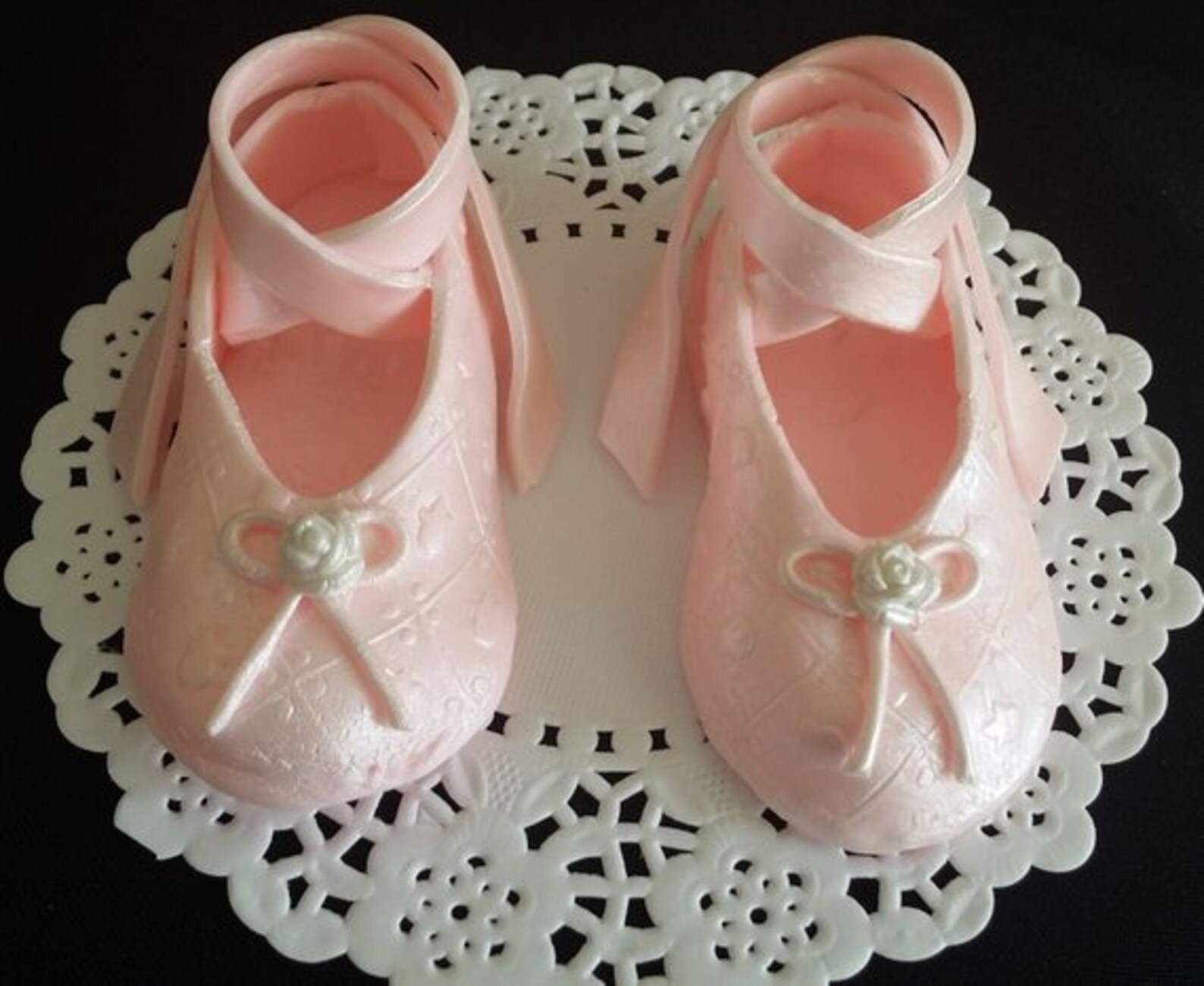 ballerina cake topper, ballet cake topper, pink ballet shoes, dance party, pink ballerina, first birthday, birthday girl cake to