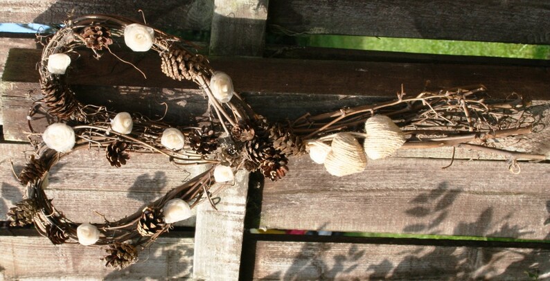 Rustic Wedding Heart Decoration | Etsy