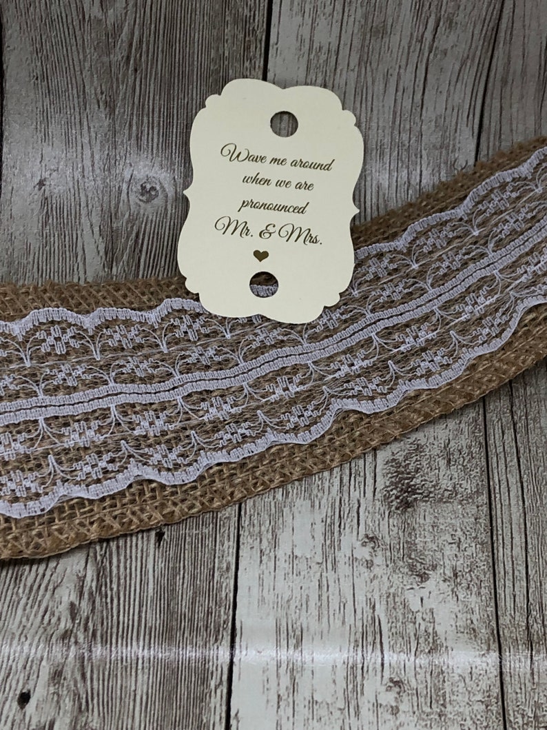 Gold Foil Tags Wand Send off Tags 2.25 Ribbon Wand Favor Tags Wedding Tags Ribbon Wand Tags Blush Navy Cream Burgundy Fuchsia +