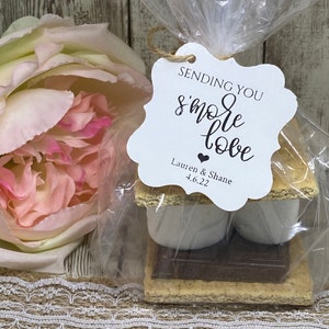 DIY S&#39;mores Wedding Favor Kit: Bags, Twine & Tags, No Food Included