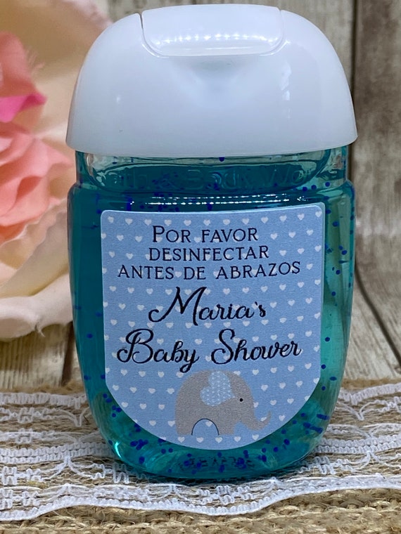 baby shower sanitizer favors