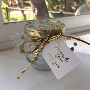 SMALL-Wedding Favor Tags, Thank You Favor Tags, Gold Foil Favor Tags, Small Thank You Favor Tags, Gift Tag Thank You Tags