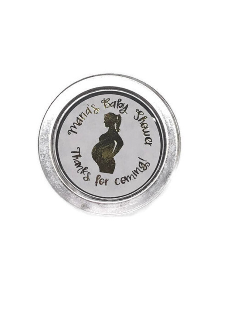 2 Round Baby Shower Sprinkle Favor Labels Thank You For Coming Gold Foil Labels Stickers Rose Gold Silver Pink Blue Mint Foil Available