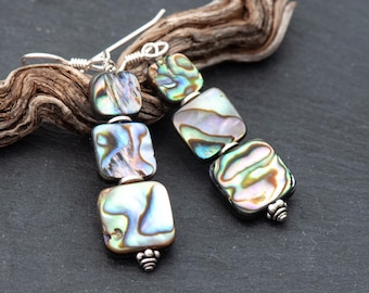 Silverly Orecchini a Bottone Quadrati in Argento Sterling con