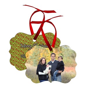 Personalized Custom Photo Keepsake Aluminum Ornament - Benelux