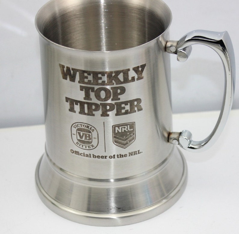 steel beer stein