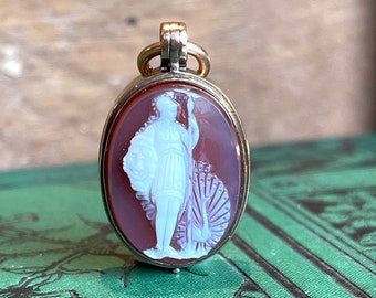 RESERVED rare Antique Victorian 18k /18ct gold carved