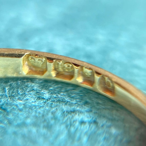 Antique Victorian Five-diamond Ring 18k Gold, London 1897 Size