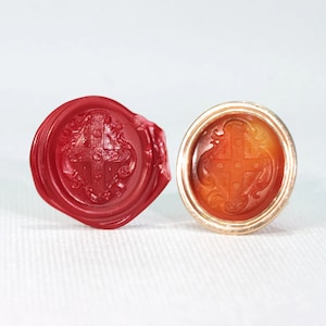 Victorian Armorial Carnelian Gold Seal Fob Pendant