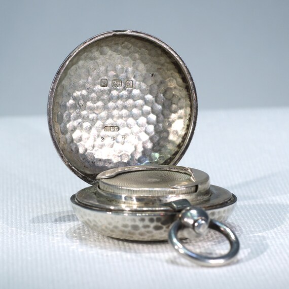Victorian Silver Hammered Sovereign Case Pendant View 6