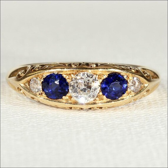 edwardian 5 stone diamond ring