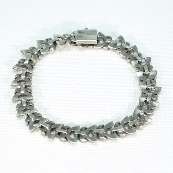 Sparkling Vintage Silver Marcasite Bracelet - image 3