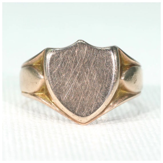 Edwardian english signet ring - Gem