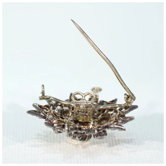 Victorian Starburst Diamond Pendant Brooch 3cttw … - image 8