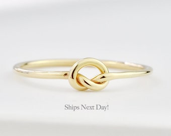 NOUMANDA Charm Love Knot Simple Ring Multicolor Durable Infinity Promise Ring Women Girls Fashion Jewelry