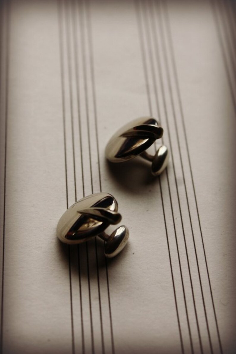 Recycled Key Cuff Links Sterling Silver Fixed Etsy