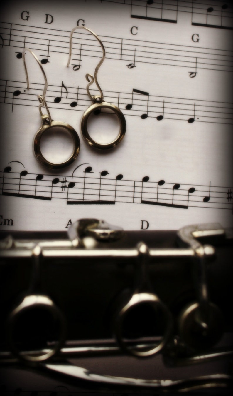 Recycled Key Silver Hoop Earrings Hand Etsy