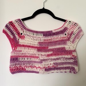 Handmade Crochet Summer Crop Top - Lullabies.
