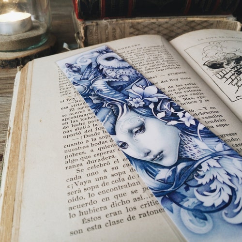 FABLES magic fantasy bookmark 20x5cm/ 8x2inches approx - Laminated PRINTED BOOKMARK