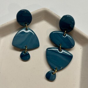 Geometric Mismatch Earrings