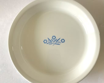 Vintage Corning Ware Pie Plate Made in Canada 1970 Cornflower Blue P-309-B