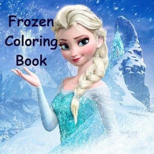 Winter Princesses Coloring Toys, Frozen Coloring Dolls, Reusable Coloring  Book, Felt Coloring, Dry Erase Coloring Dolls / Educational Toy 