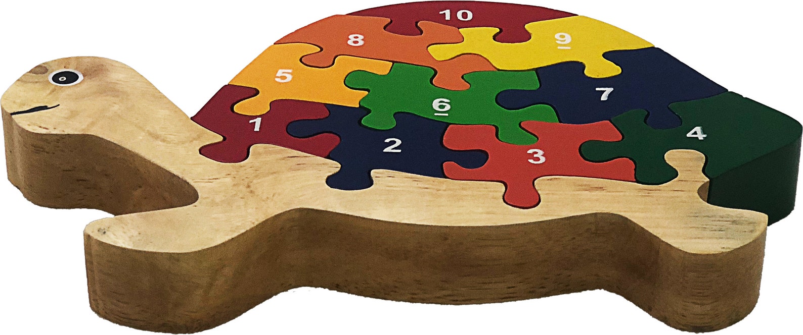 Turtle Numbers Puzzle Wooden Puzzles for 2 Year Olds Best Etsy