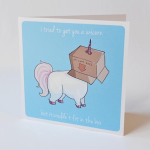 Geeky Romance Card, Got You a Unicorn-ontwerp, lieve nerdy pony vriendschap traktatie liefde valentijn vrienden paard