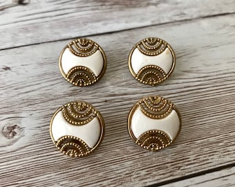 13mm. set Vintage Brushed bronze Metal Buttons Eyes Black drop Craft DIY 10mm