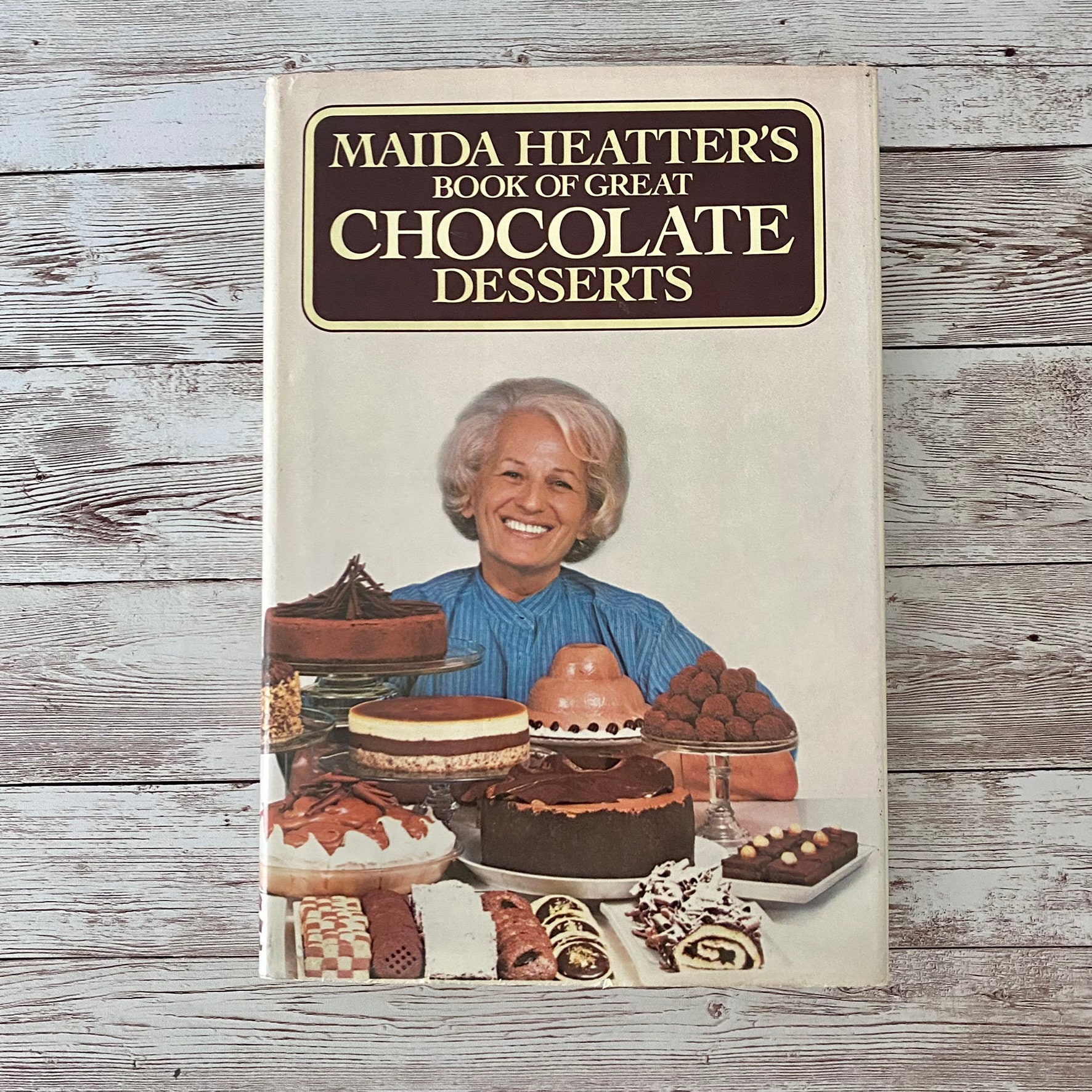 1980 Vintage Hardback Cookbook Maida Heatter's Book of Great Chocolate Desserts