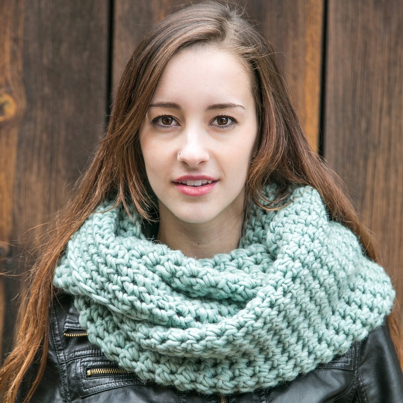 Wool Infinity Scarf Gifts for Her Infinity Loop Scarf THE - Etsy